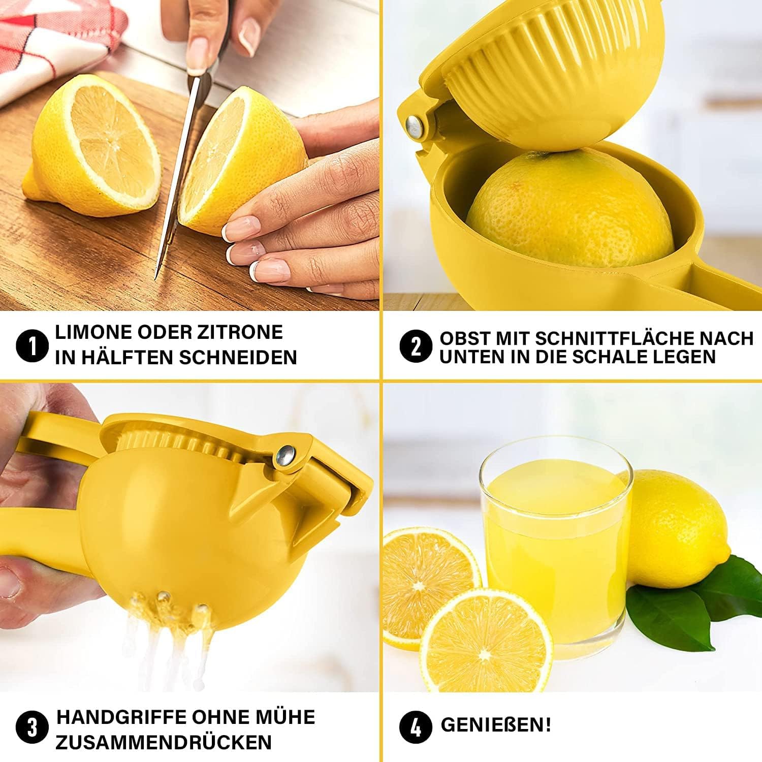 Thumbnail 4 de Zulay Kitchen 7 cm Zitronenpresse Edelstahl