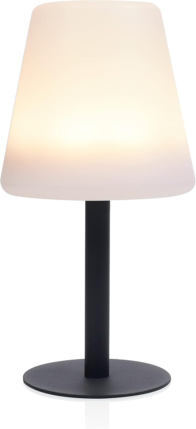 Detalle de Smartwares Solar-Tischlampe – Dimmbar, warmweiß, kabellos – OSL-50012