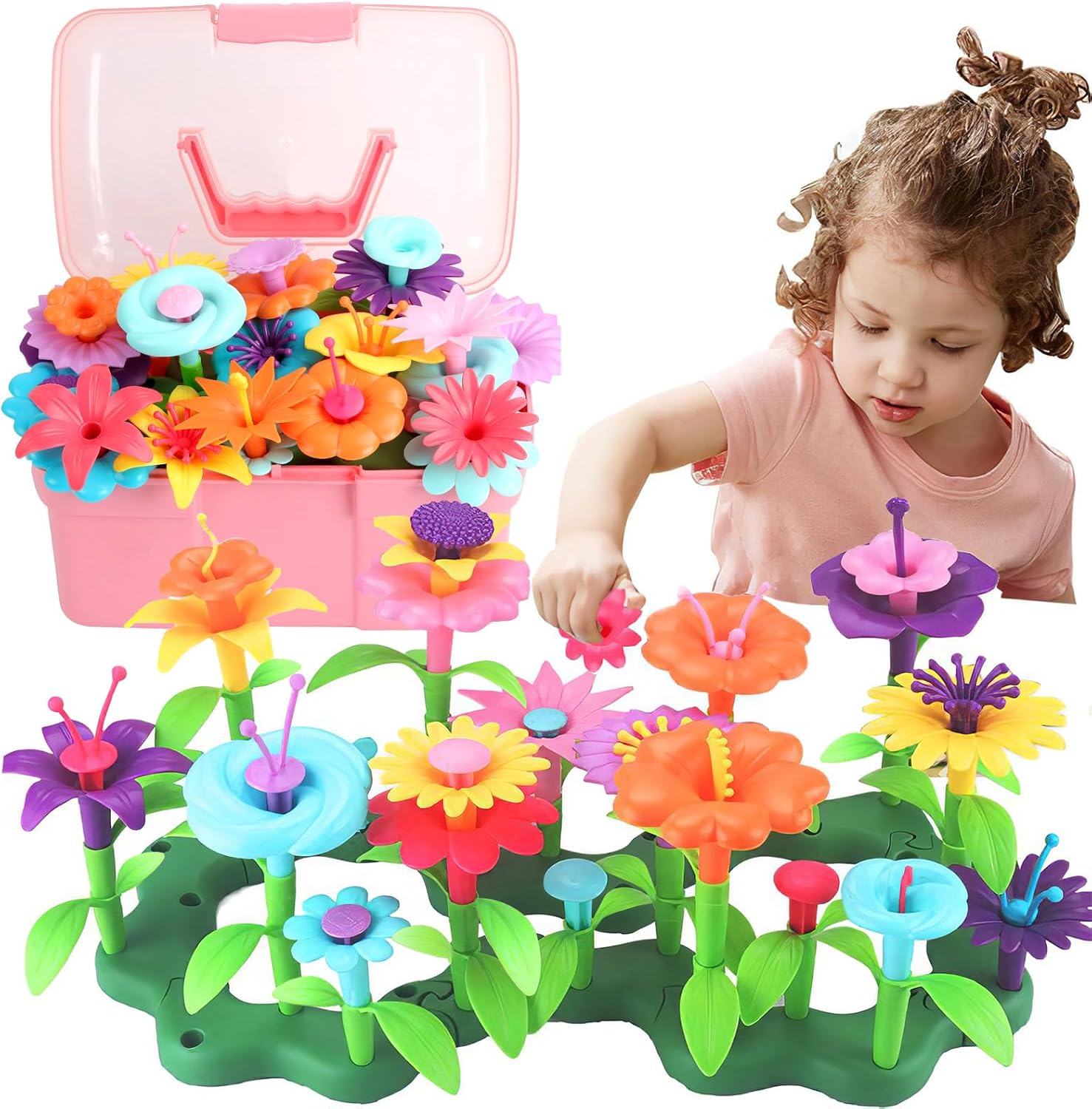 Thumbnail 6 de CENOVE Flower Garden Building Toy for Ages 3+ 🧩