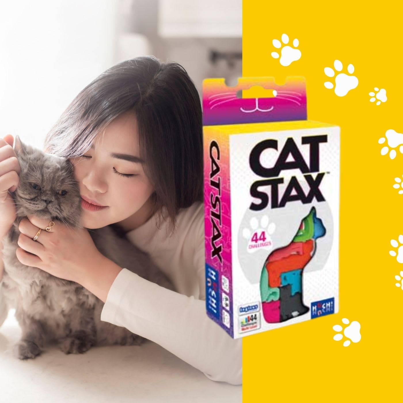 Detalle 2 de Huch & Friends Cat Stax giocattolo per gatti 🐱