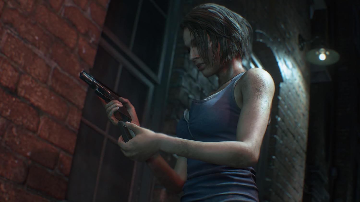 Detalle de Resident Evil 3 Remake sur PS5 : Jill Valentine face au Nemesis