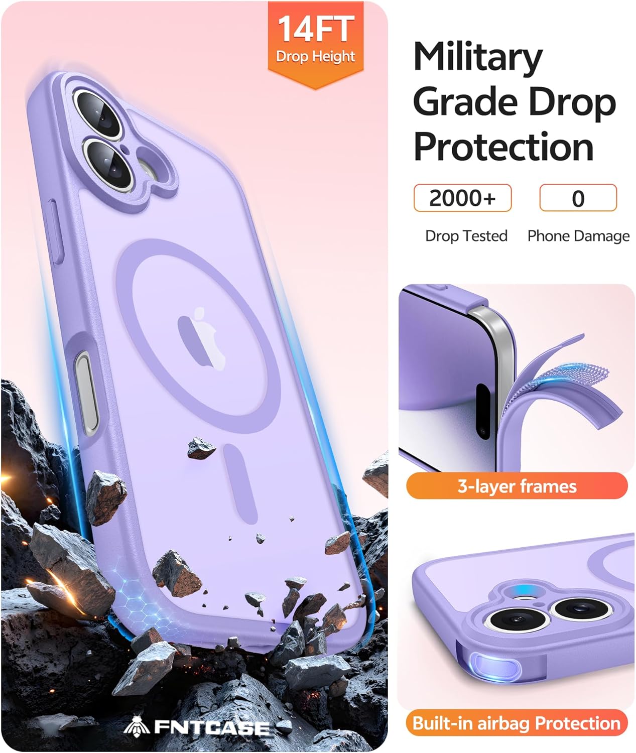 Thumbnail 4 de FNTCASE for iPhone 17 Translucent Matte Case