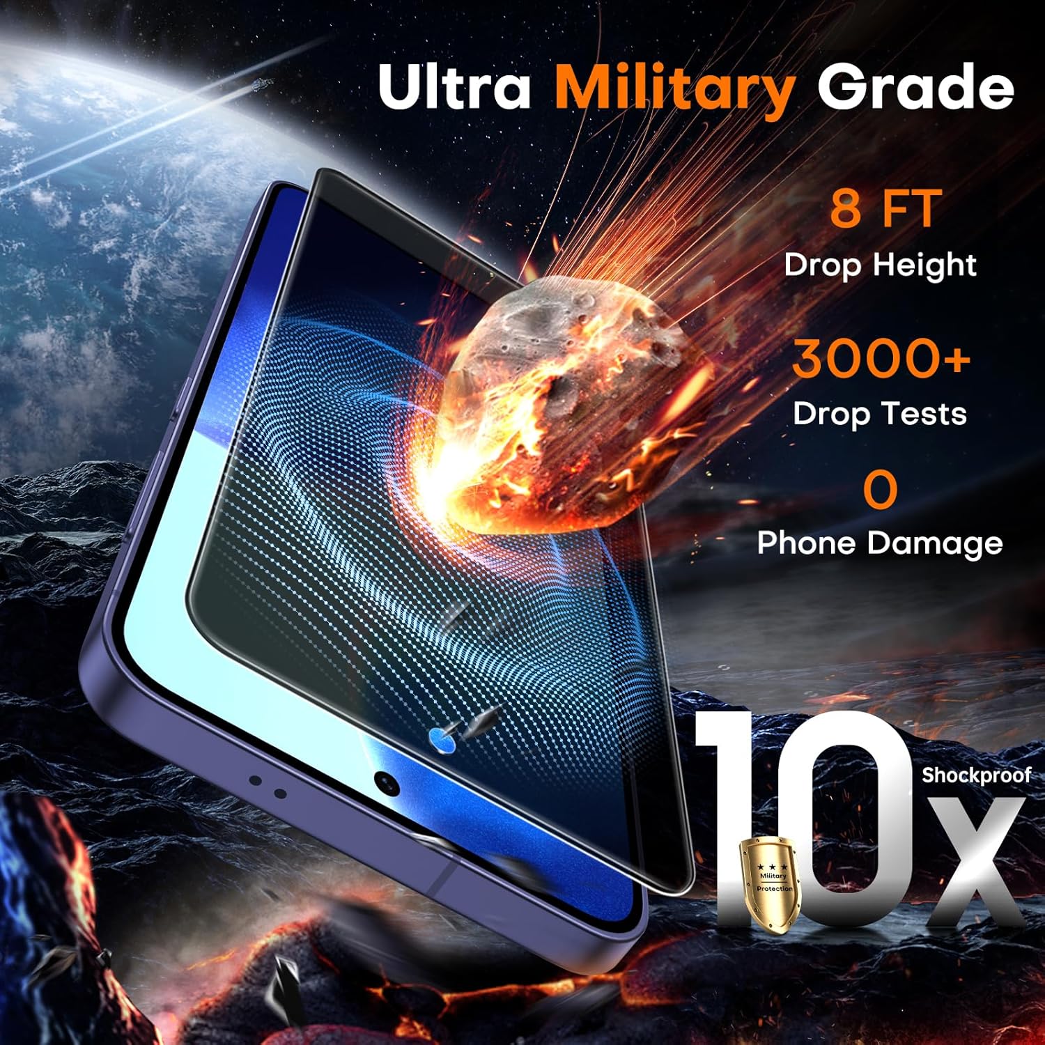 Thumbnail 3 de TOCOL 2 Pack Privacy Screen Protector for Samsung Galaxy S24 (6.2-inch) – Anti-spy Tempered Glass with Easy Auto Installation