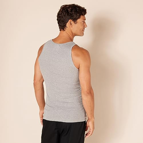 Detalle de Camicia da uomo Amazon Essentials – Nero (Black/Heather Grey), taglia Large