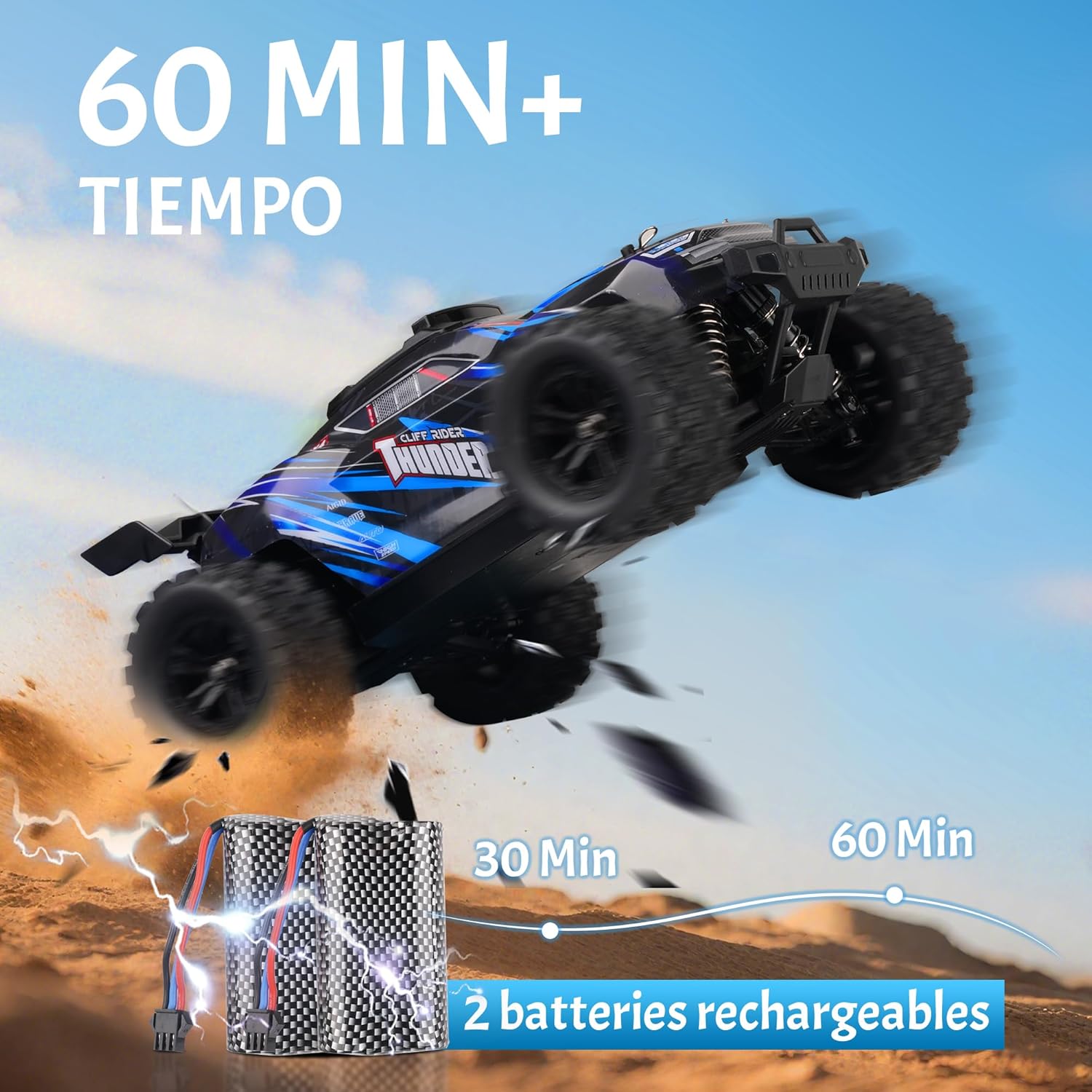 Thumbnail 3 de Joytreky Coche Teledirigido 1:18 40 km/h