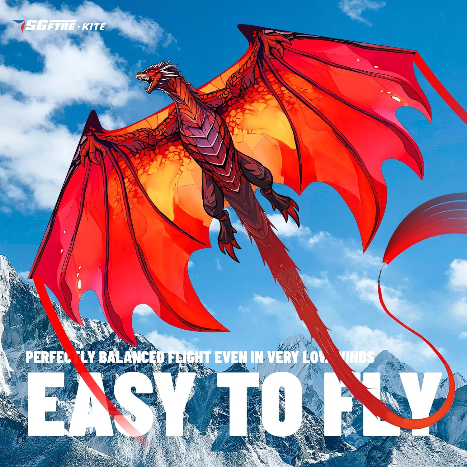 Thumbnail 4 de SGftre Complete Kite Package with Handle, Line & Accessories (Easy-to-Fly for Kids & Adults)