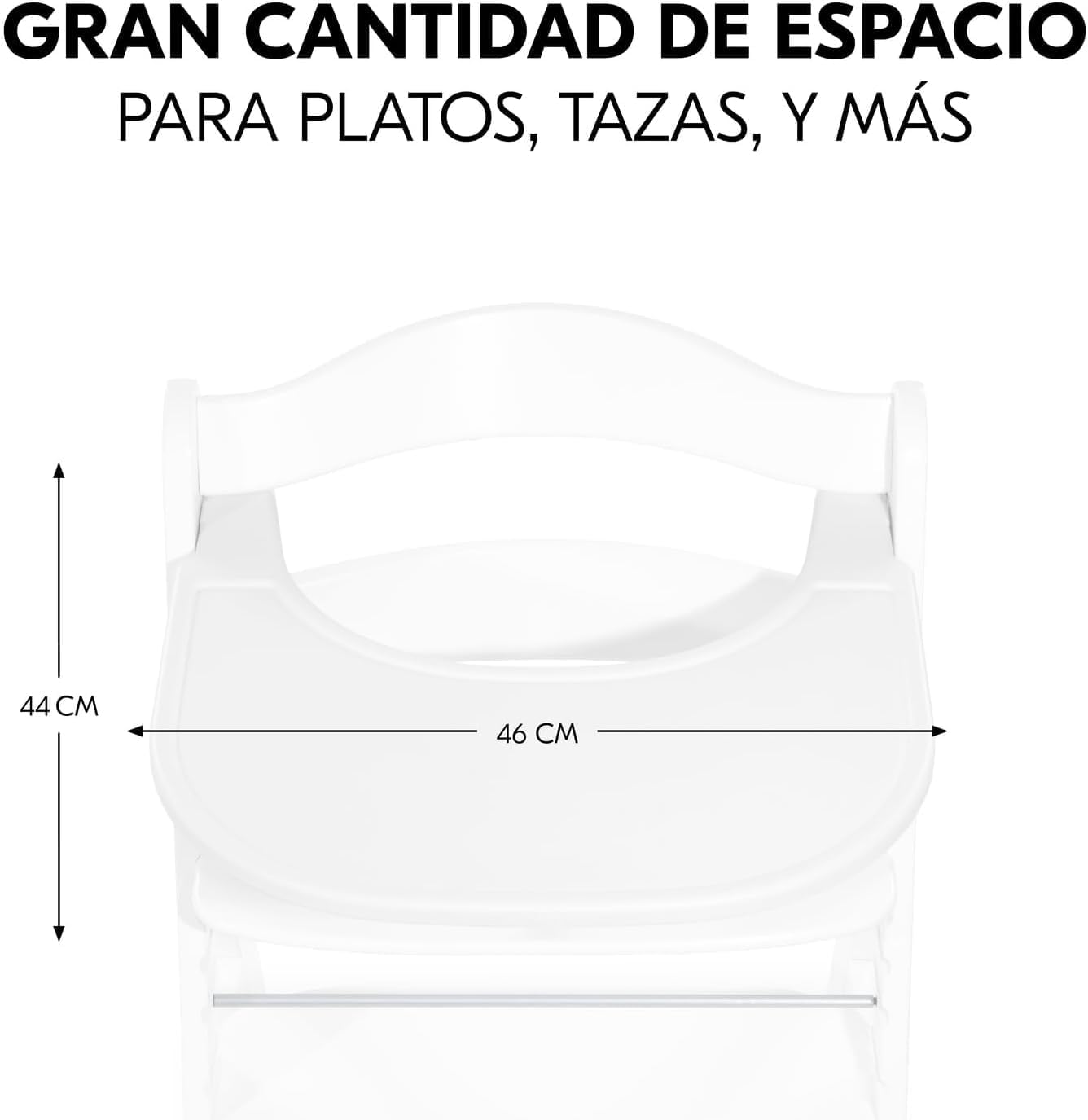 Detalle de hauck Alpha Click Tray White for Alpha+ Highchair