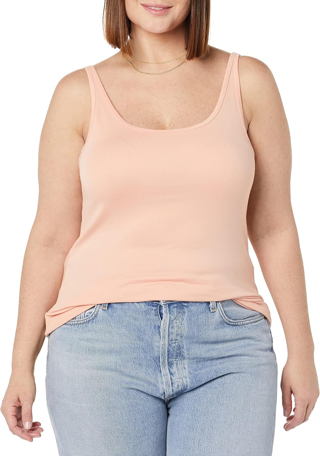 Detalle 2 de Amazon Essentials Damen Basic Tank Top mit dünnen Trägern aus Baumwolle-Modal