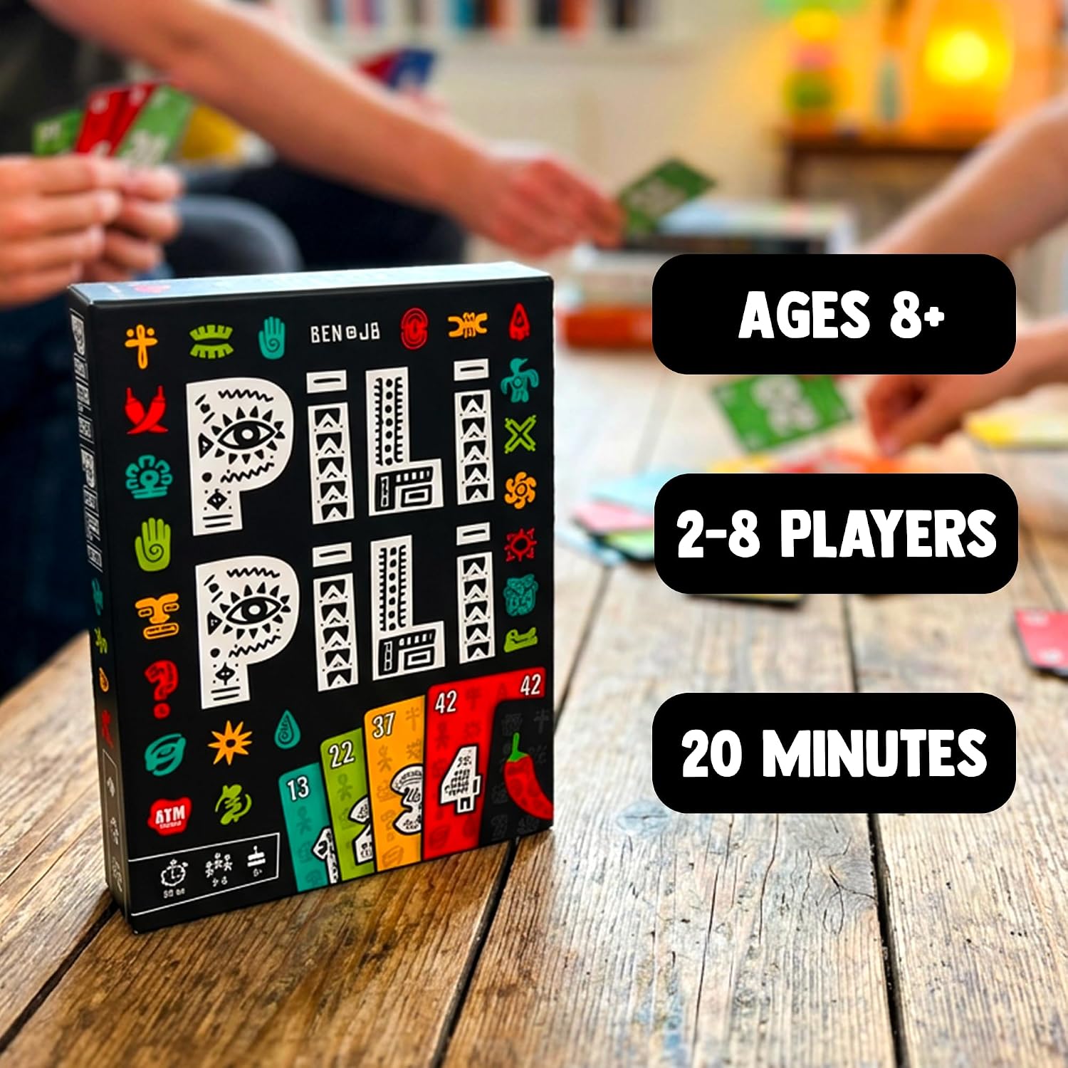 Detalle de ATM Gaming PILI PILI | Board Game & Card Game for Families and Friends