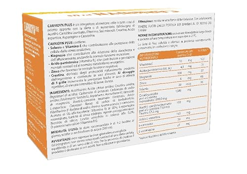 Thumbnail 8 de Carnidyn Plus: integratore in bustine per energia e concentrazione, gusto arancia