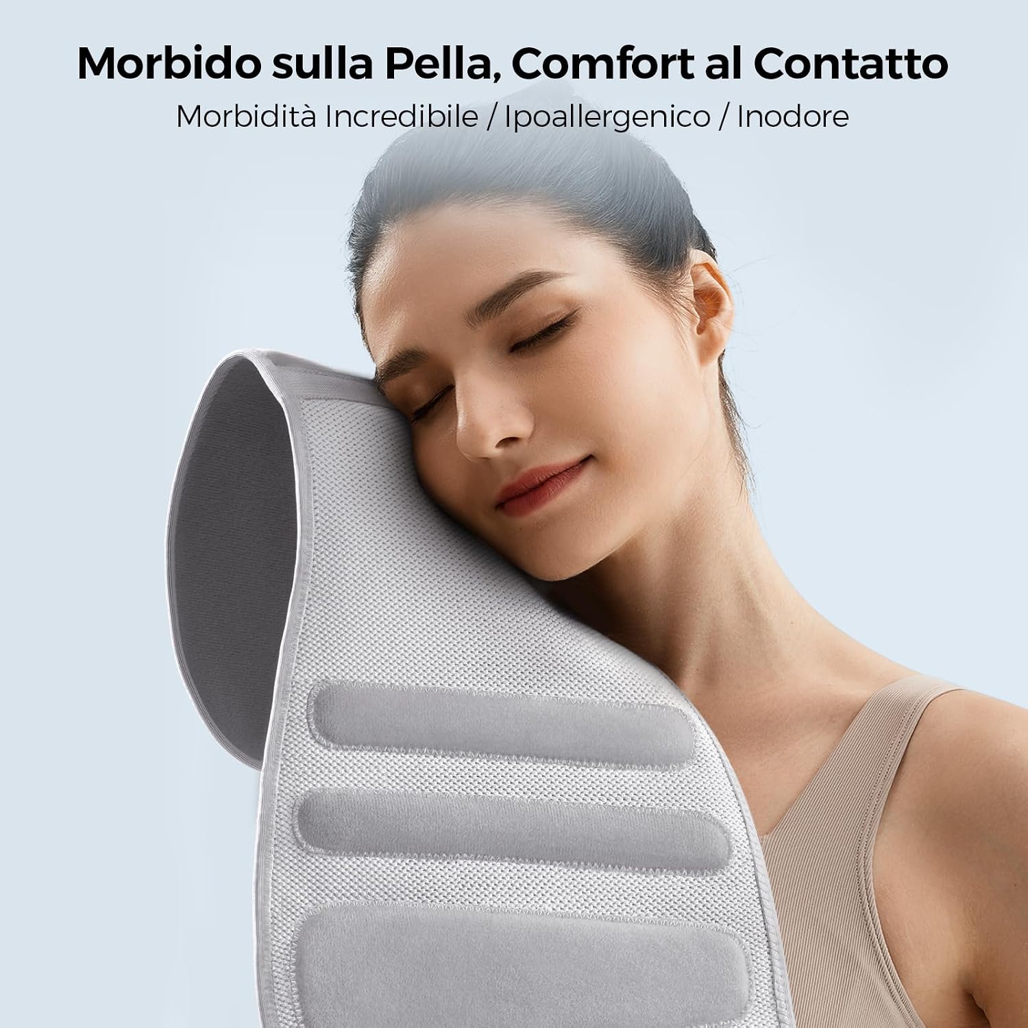 Detalle de FREETOO Fascia Lombare Posturale: busto lombare 3D con stecche per donna, traspirante e regolabile