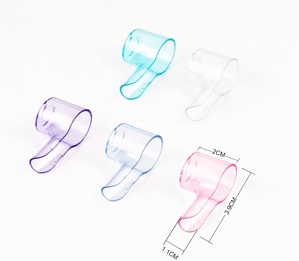 Detalle de Kisstta Capuchon de Protection pour Têtes de Brosse Oral-B iO – Lot de 6, Multicolore