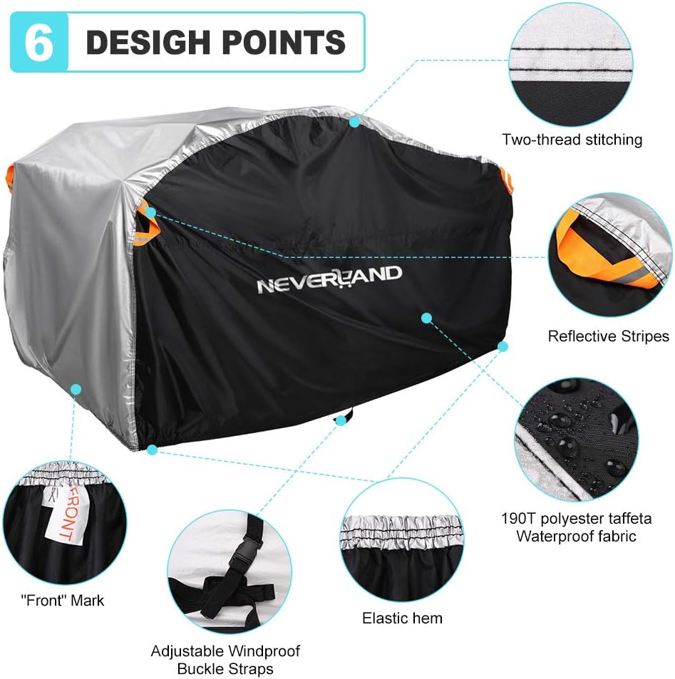 Thumbnail 1 de Neverland Quad Abdeckplane XL 210 x 120 x 115 cm – wasserdicht, winddicht und witterungsbeständig