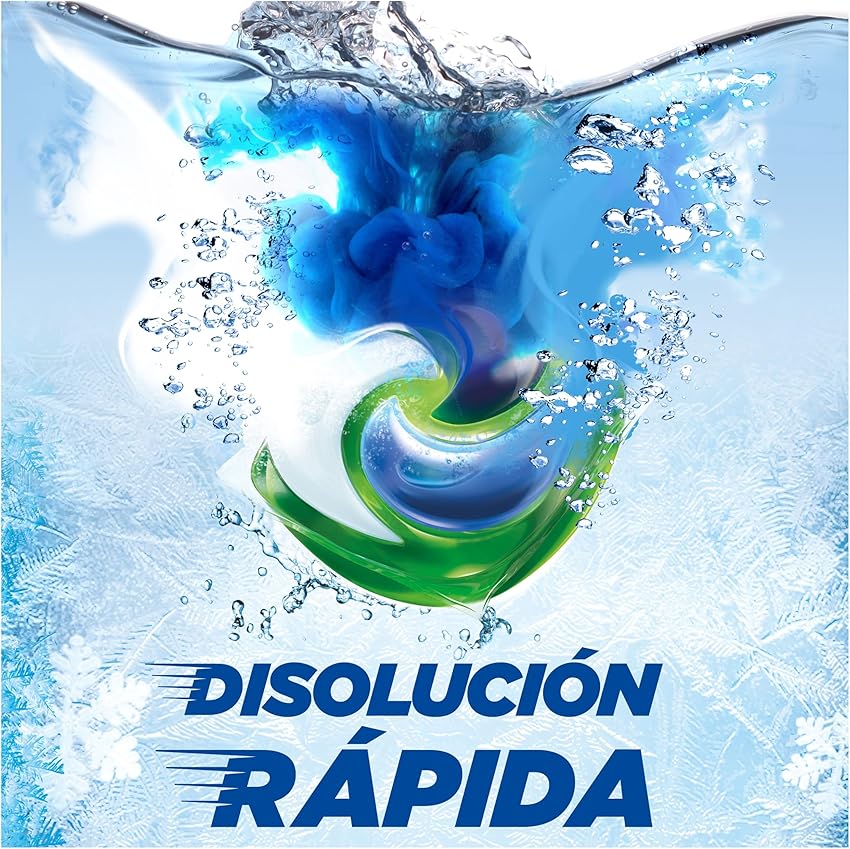 Detalle de ARIEL PODS 76 Lavados: Detergente Líquido Frescor Alpinos
