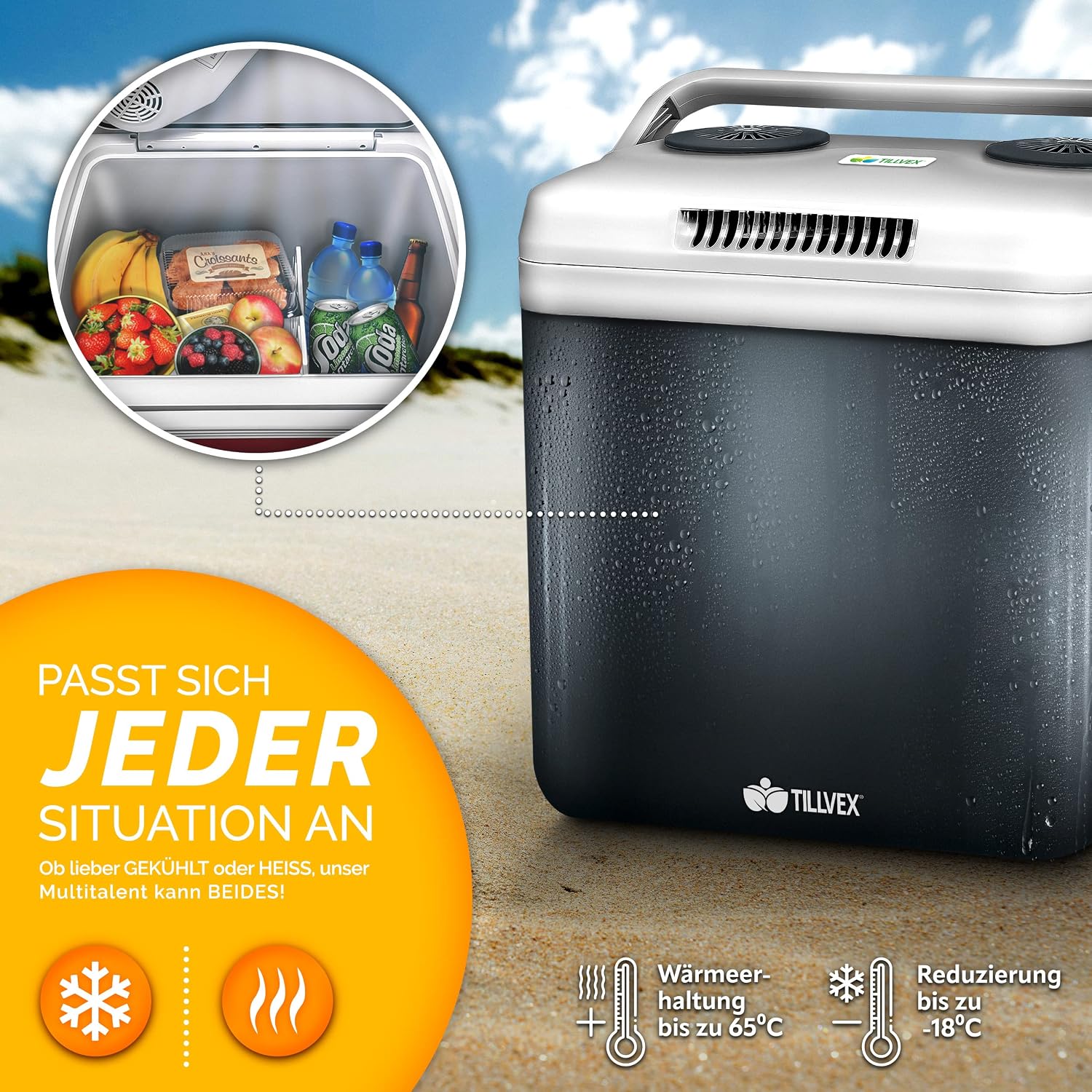 Detalle 2 de Tillvex Kühlbox elektrisch 32L
