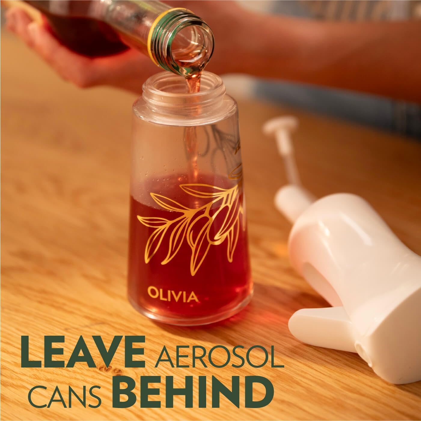 Detalle 2 de FLAIROSOL OLIVIA 200ml oil sprayer for cooking