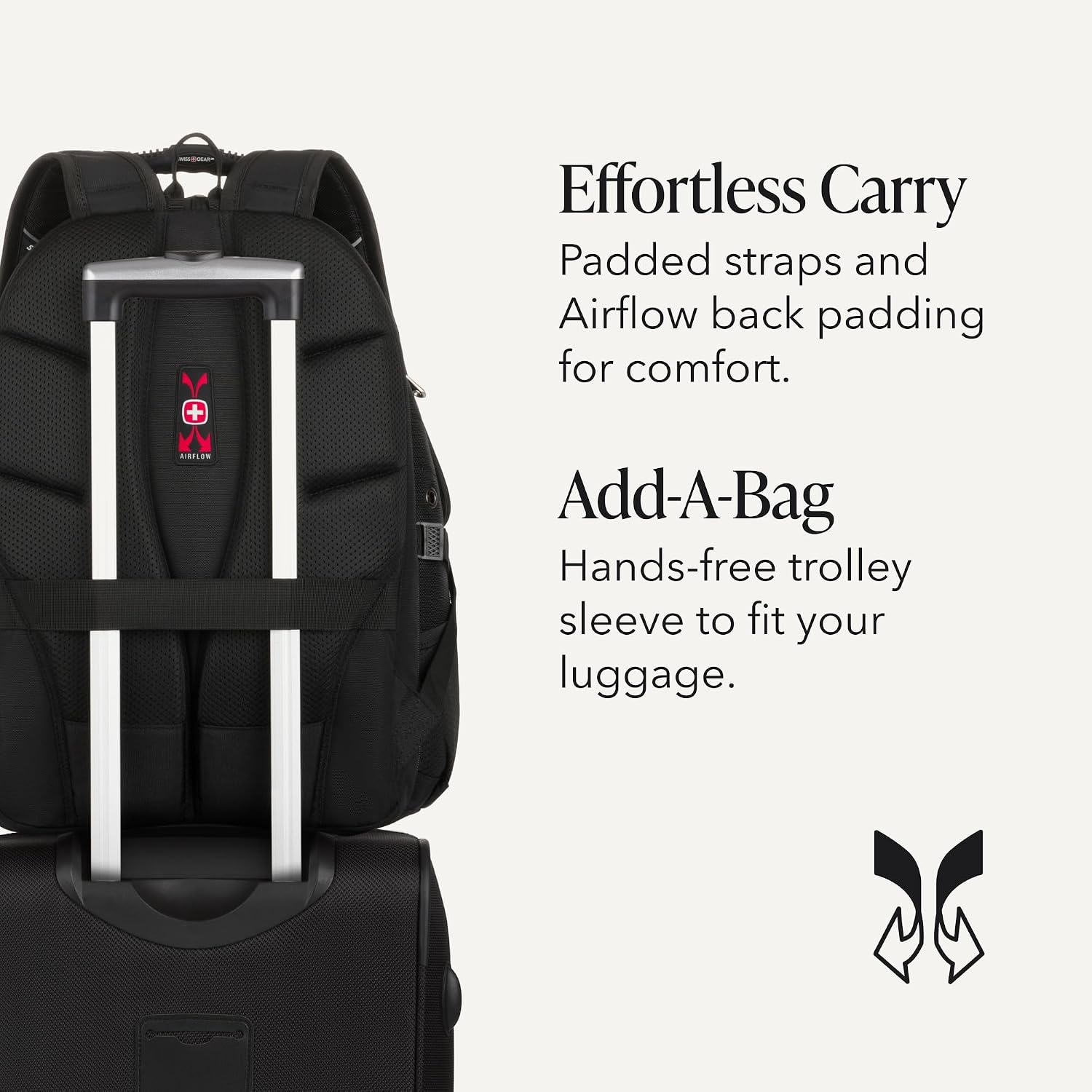 Detalle 2 de SWISSGEAR 1900 ScanSmart Backpack for 17-Inch Laptops