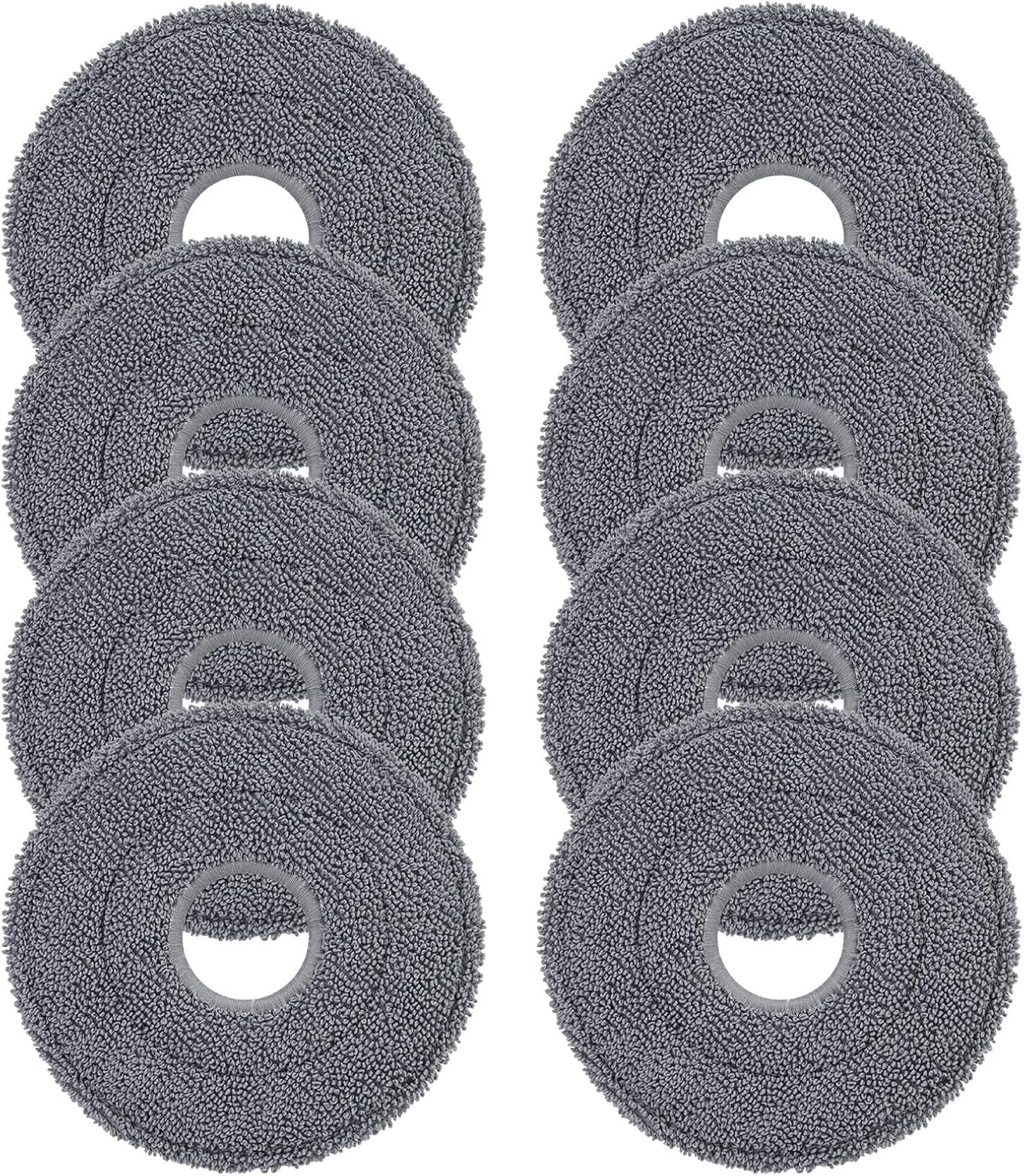 Detalle de VIEWALL 10R-MCP-8P Washable Microfiber Mop Pads, 8-Pack for Roborock