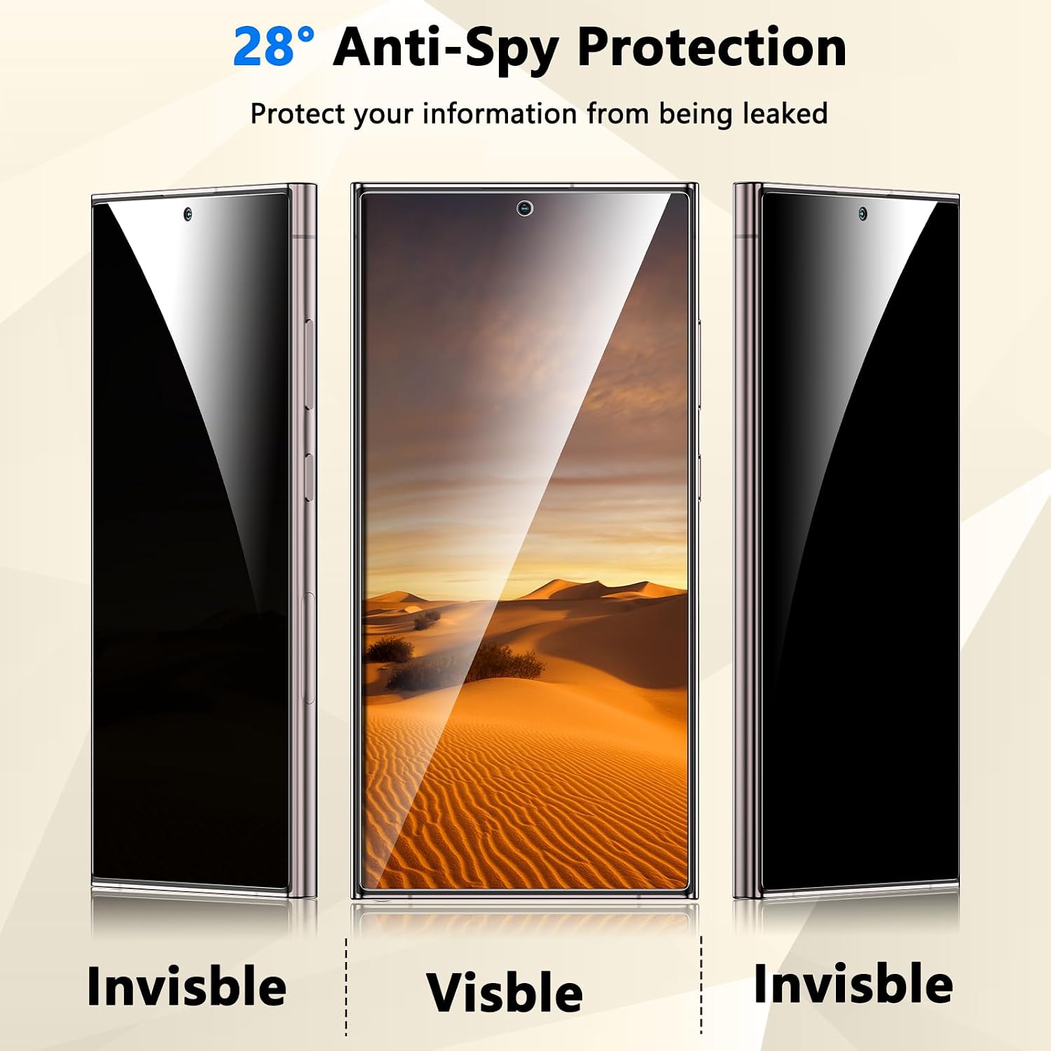 Detalle 2 de Fotbor Galaxy S24 Ultra 28° Privacy Protector