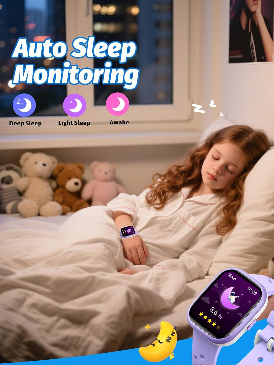Thumbnail 4 de teslahero Upgraded Kids Smart Watch 1.85