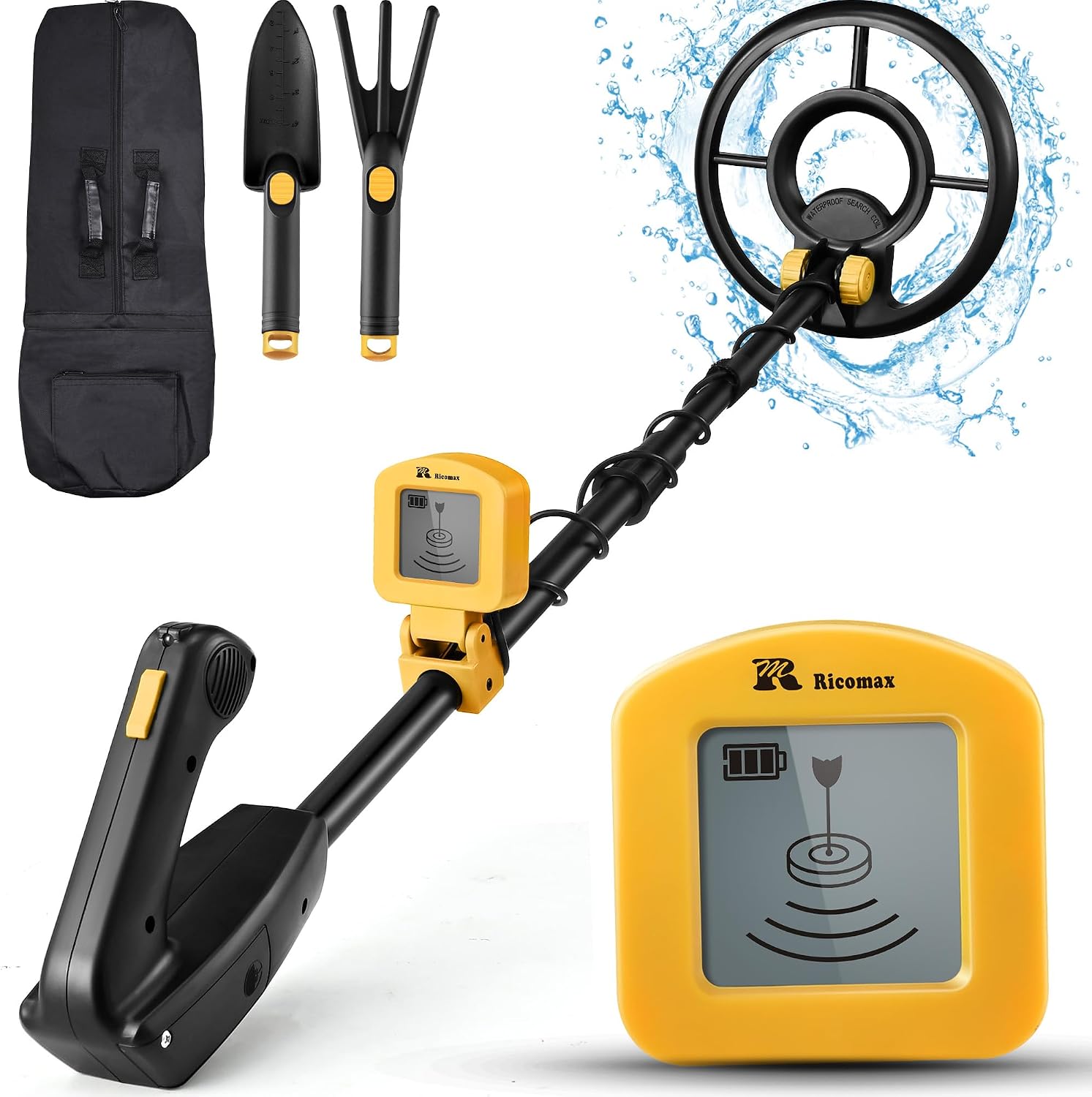 Detalle de RM RICOMAX Kids Metal Detector, 7.4-inch coil