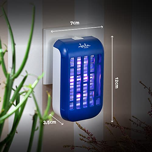 Detalle de JATA HOGAR MOST1521: Antimosquitos Eléctrico Interior con 4 LEDs UV y Bandeja Desmontable