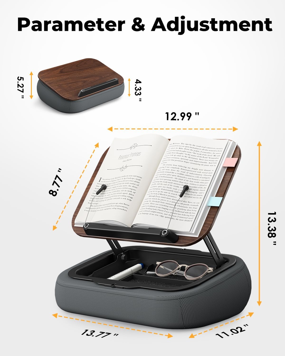 Detalle de SupeDesk Adjustable Lap Book Stand