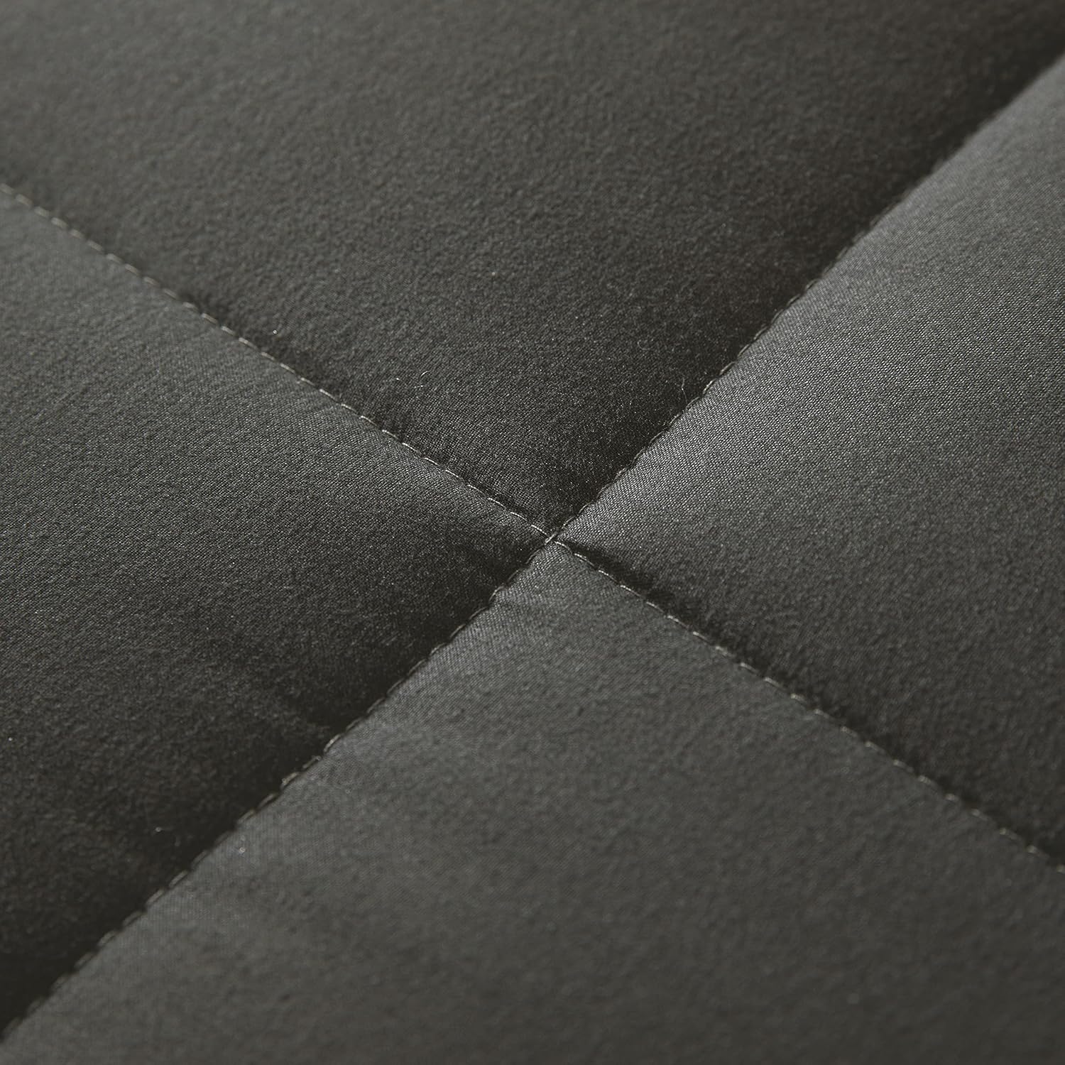 Detalle de Yebeda Couette 4 Saisons en Microfibre – Gris Foncé 155x220 cm pour lit 2 personnes