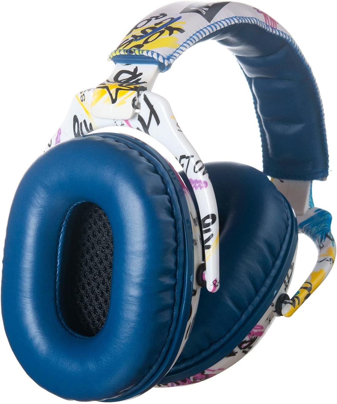 Detalle 2 de Kids' Hearing Protection Earmuffs Blue Graffiti