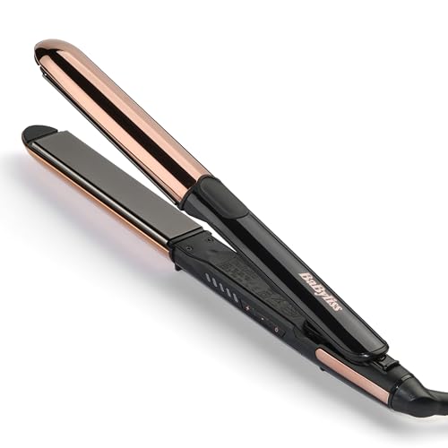 Detalle de BaByliss Plancha Straight And Curl Brilliance ST482E: alisa y ondula con placas de titanio