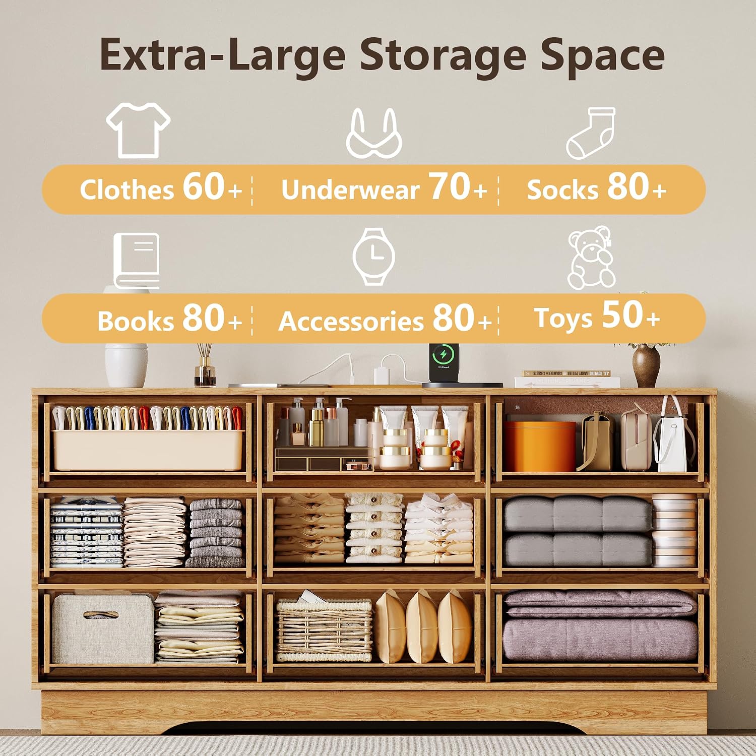 Thumbnail 3 de HCHQHS 9-Drawer Dresser