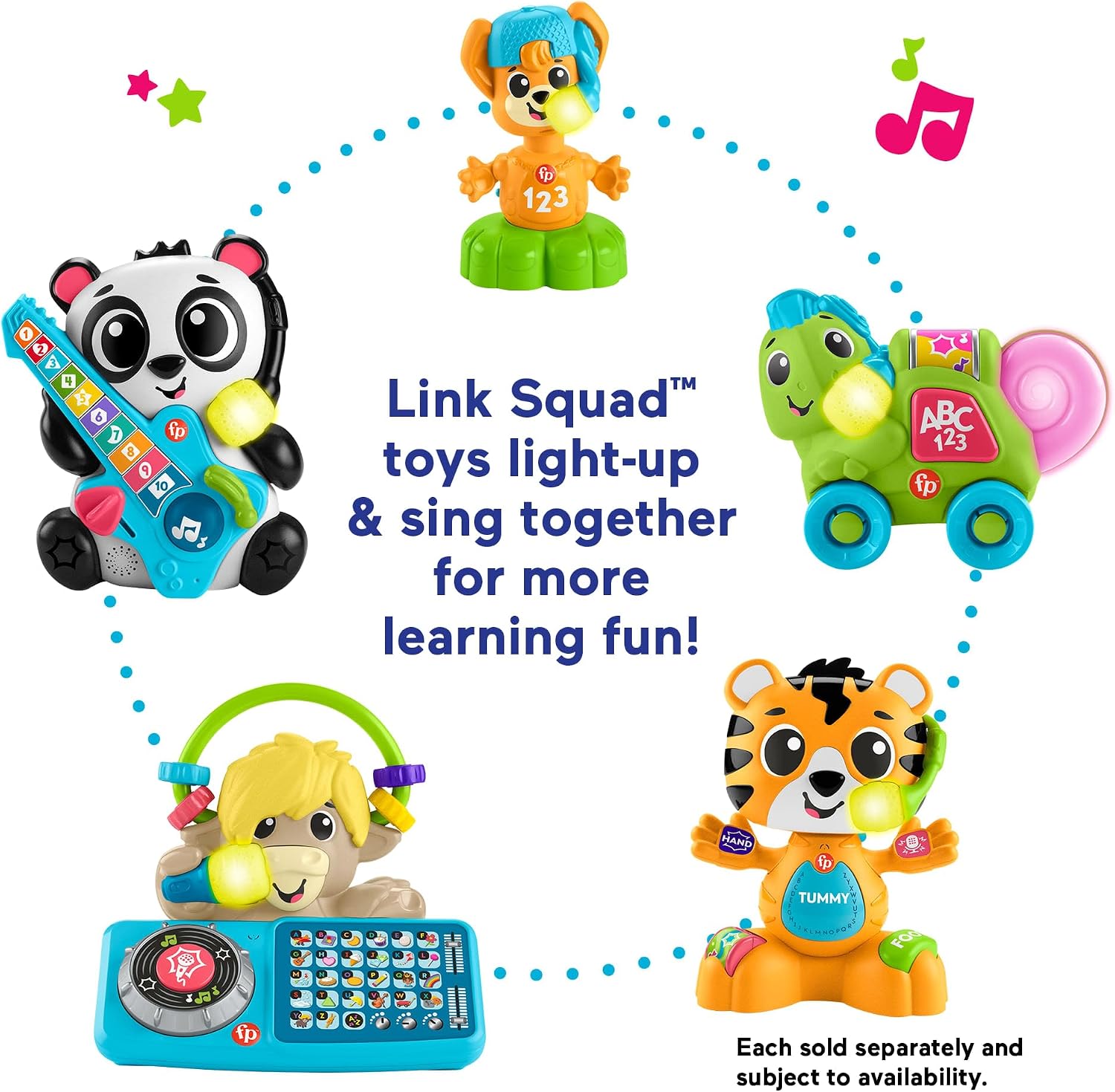 Thumbnail 4 de Fisher-Price Link Squad Bop & Groove Tiger HYL24