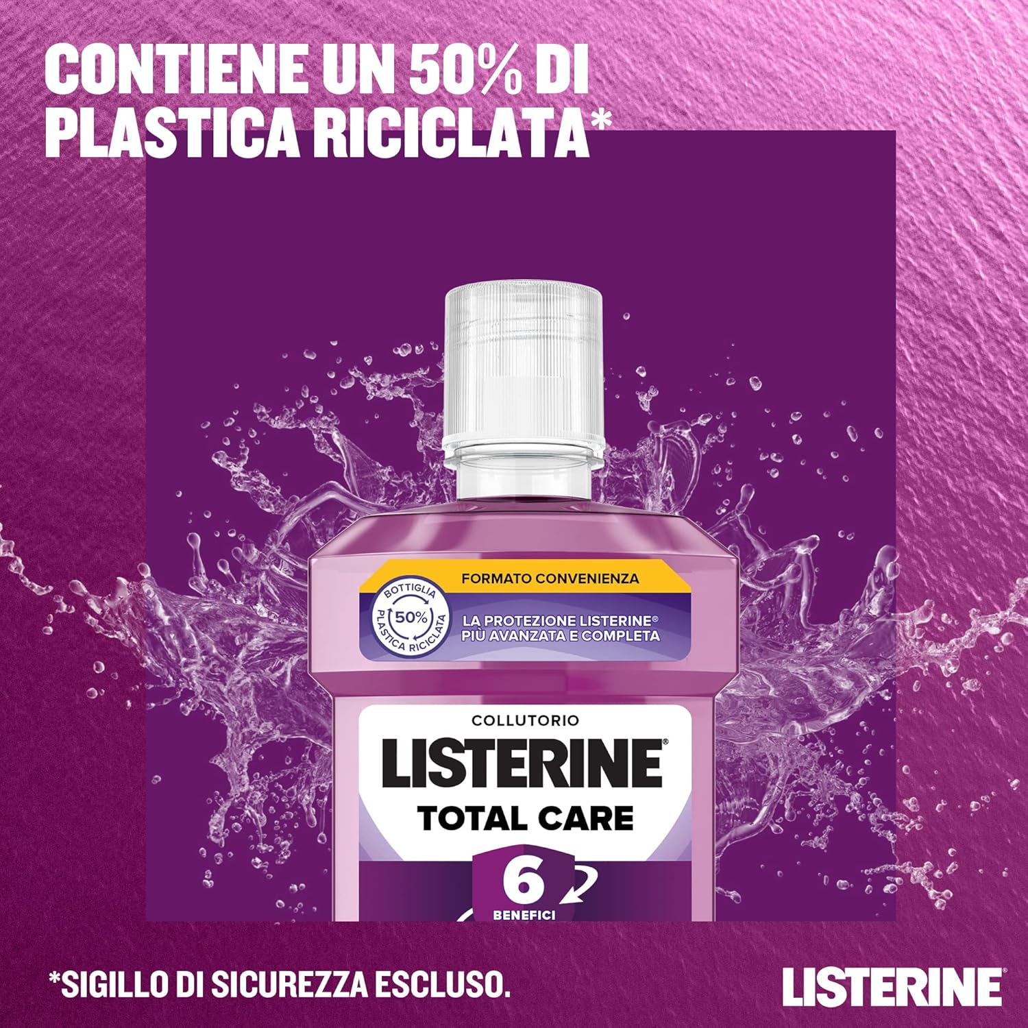Thumbnail 5 de LISTERINE Total Care – Collutorio al gusto Menta Pura, 2x1L. Protezione completa in 10 benefici