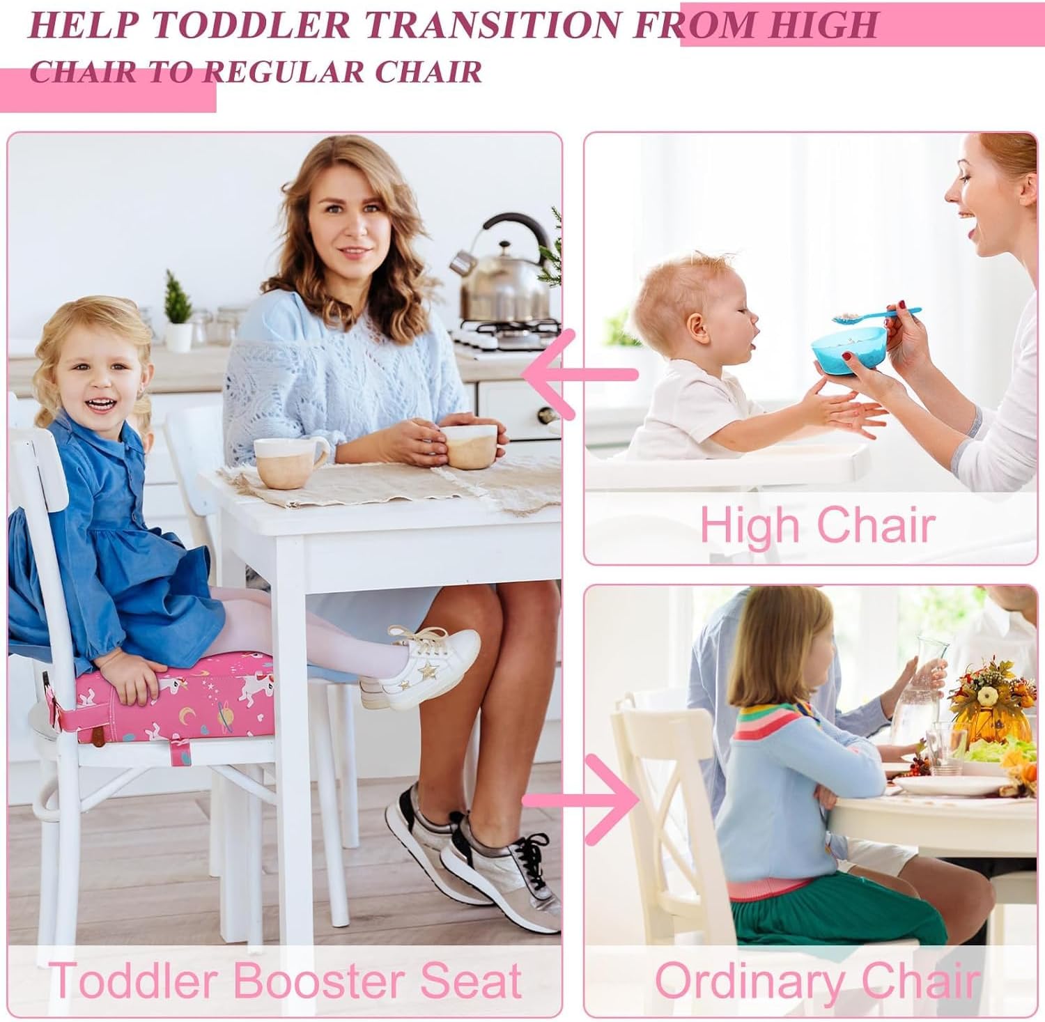 Thumbnail 4 de TOTIDYH Toddler Booster Seat for Dining Chair