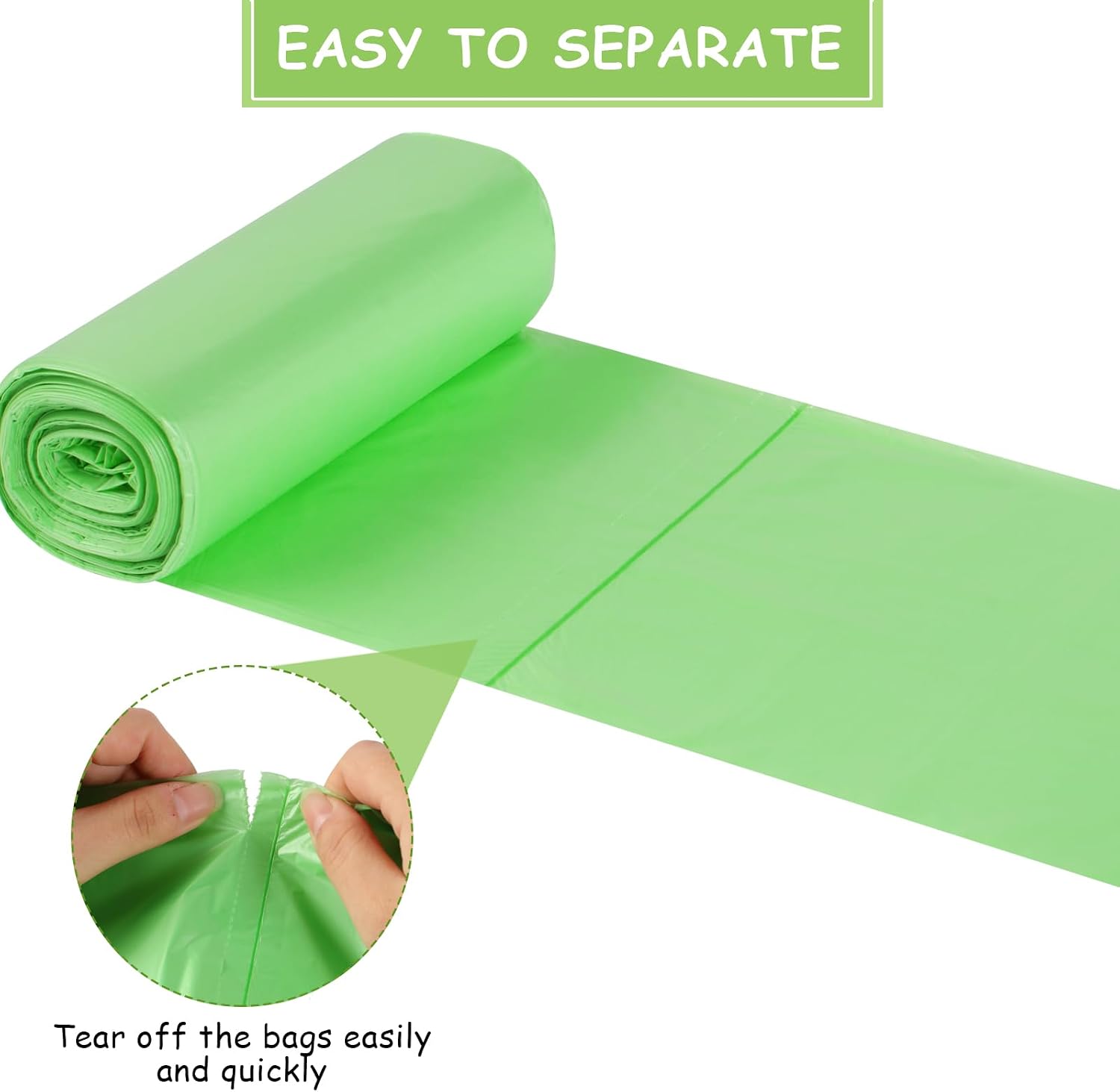 Thumbnail 6 de 30 Litre Biodegradable Bin Liners (120 Bags): Strong, Odourless and Compostable Waste Bags
