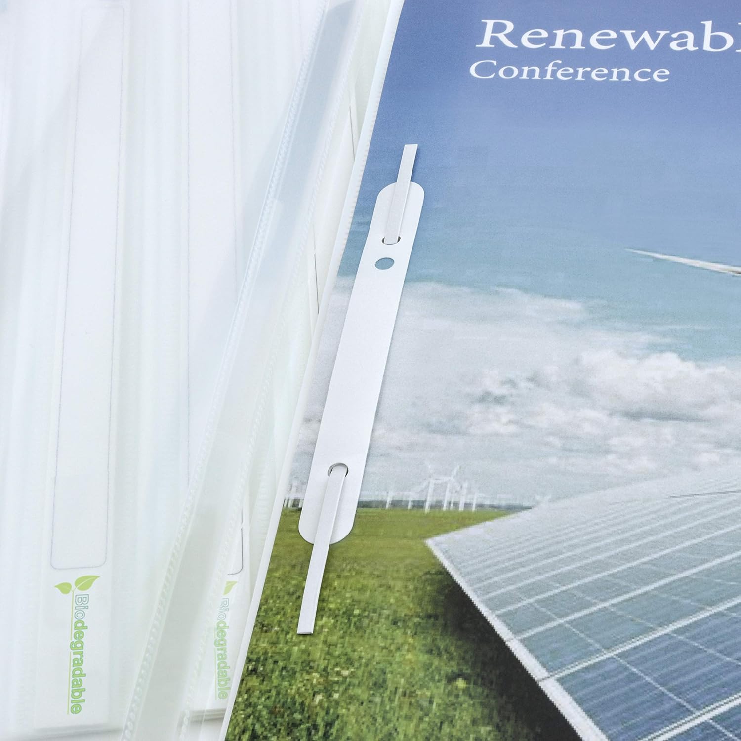 Detalle de Rapesco 1591 ECO Cartella per Progetti A4, Bianco – Confezione da 10