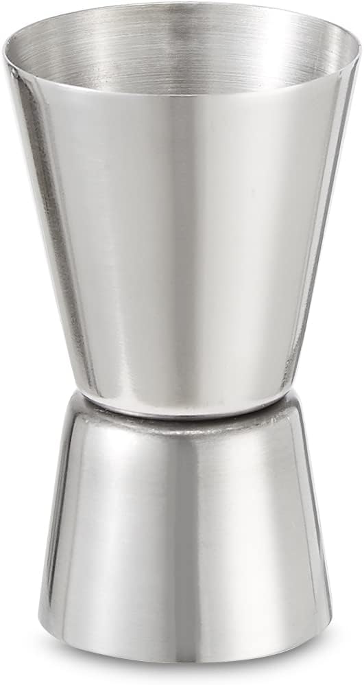 Detalle 2 de Amazon Basics Barbesteck Set, 5-teilig – 710 ml Shaker, Sieb, Jigger, Muddler aus Edelstahl
