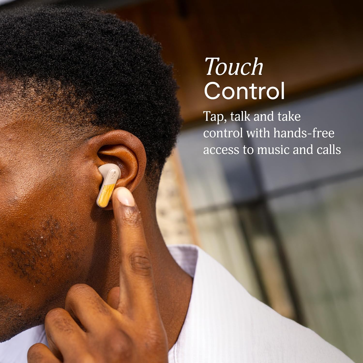 Thumbnail 5 de Marley House of Trenchtown ANC In-Ear Bluetooth-Kopfhörer (Cream) mit Mikrofon, IPX5 & bis zu 24 Std. Laufzeit