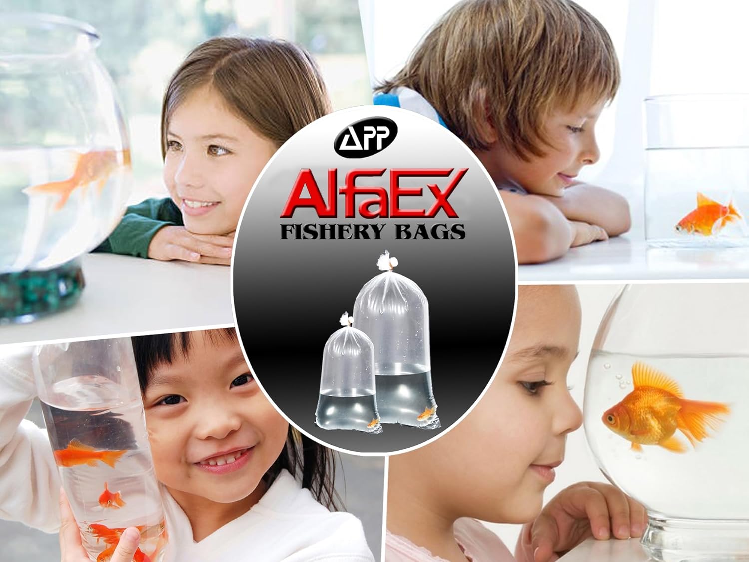 Detalle 2 de AlfaEx Fishery Bags 7" x 20" — Leak-Proof, Clear, Rounded-Bottom Bags (Pack of 25)