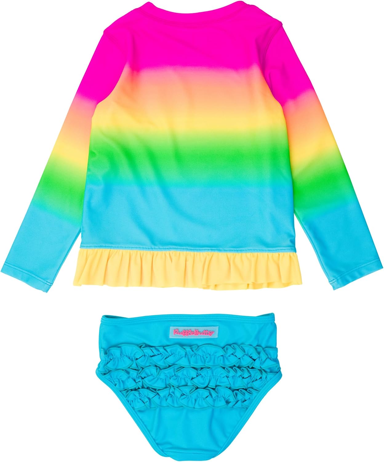 Thumbnail 1 de RuffleButts Baby/Toddler Long Sleeve Rash Guard UPF50+