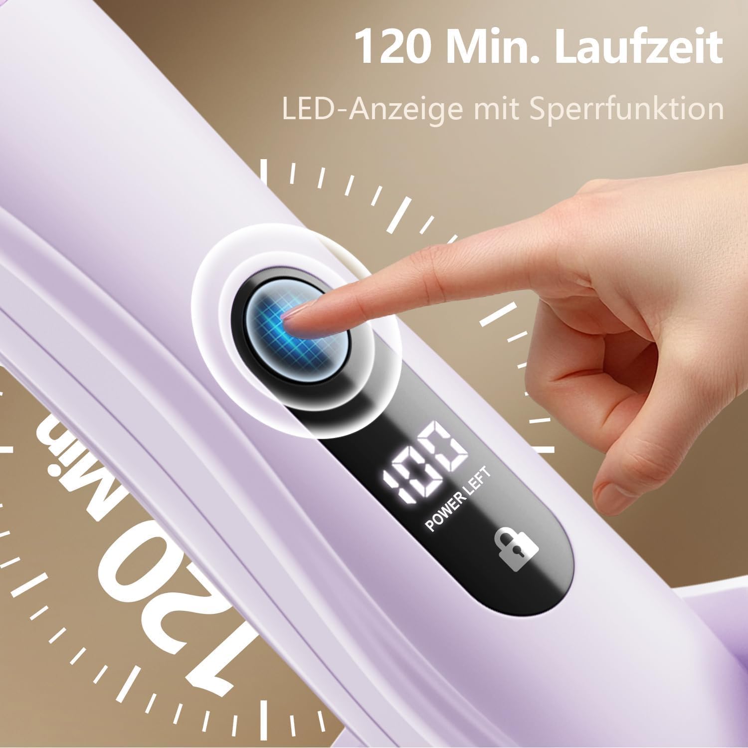 Thumbnail 6 de Intimrasierer für Frauen – 2-in-1 Elektrischer Damenrasierer mit Präzisions-Trimmer, IPX7 wasserdicht