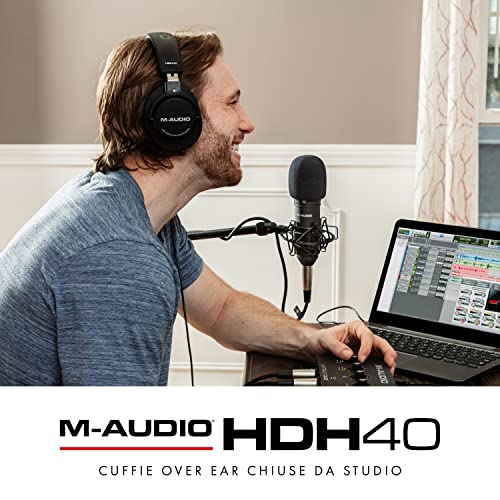 Thumbnail 9 de M-AUDIO HDH40: cuffie chiuse over-ear per monitoraggio, podcast e ascolto quotidiano