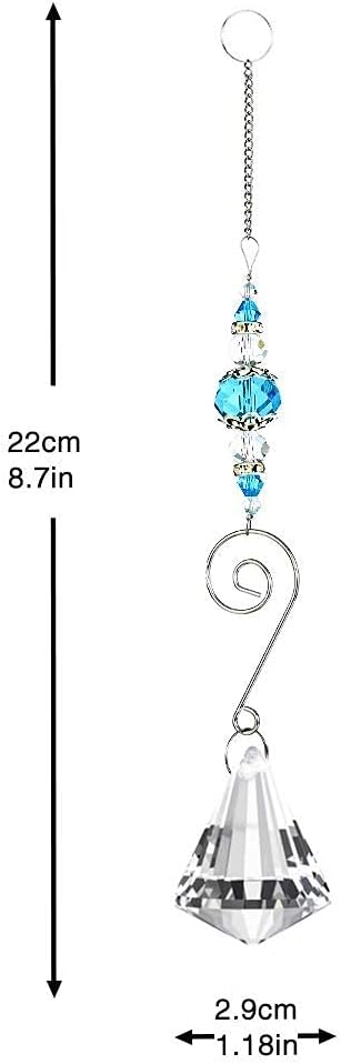 Thumbnail 6 de H&D HYALINE & DORA Kristall Sonnenfänger Regenbogen – 7 Stück, 22 cm