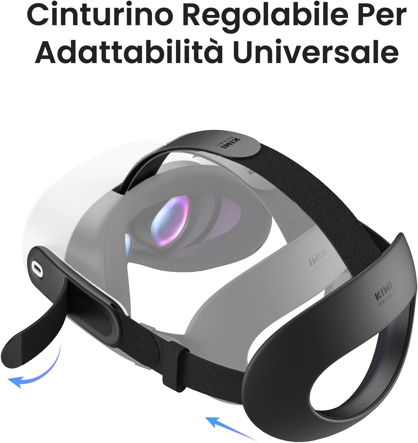 Thumbnail 3 de KIWI design K4 Flex Fascia Testa Comfort per Meta Quest 3/3S (regolabile, senza batteria)