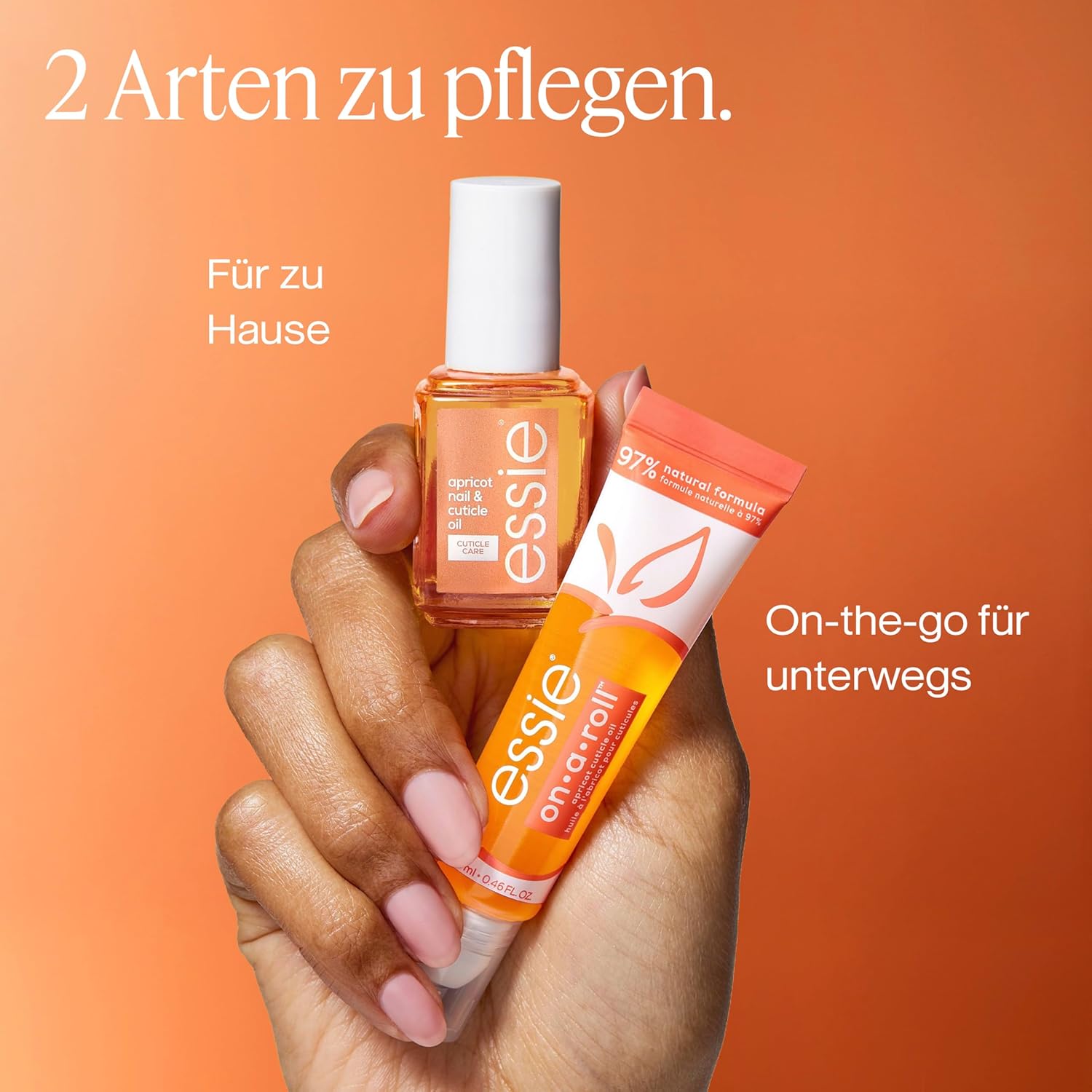 Thumbnail 6 de Essie On a Roll Apricot Nagelhautöl – kompakt roll-on für Feuchtigkeit und Pflege der Nägel
