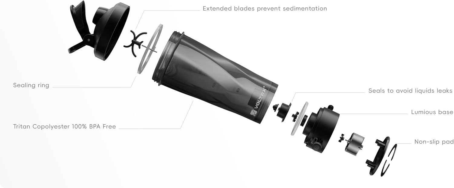 Thumbnail 6 de VOLTRX VortexBoost Electric Shaker Bottle 20oz