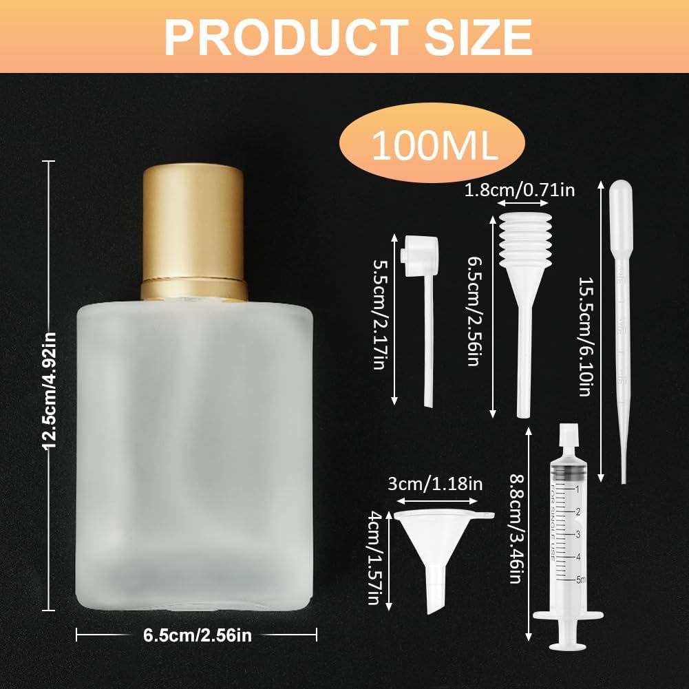 Thumbnail 1 de LOPHE Nebulizzatore Profumo in vetro da viaggio da 100 ml (2 pezzi)