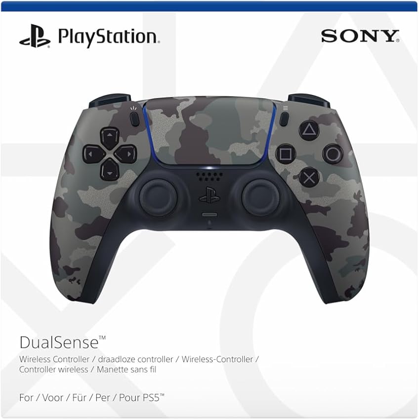 Thumbnail 5 de Sony DualSense Wireless Controller PS5 Grey Camo — mando inalámbrico para PS5