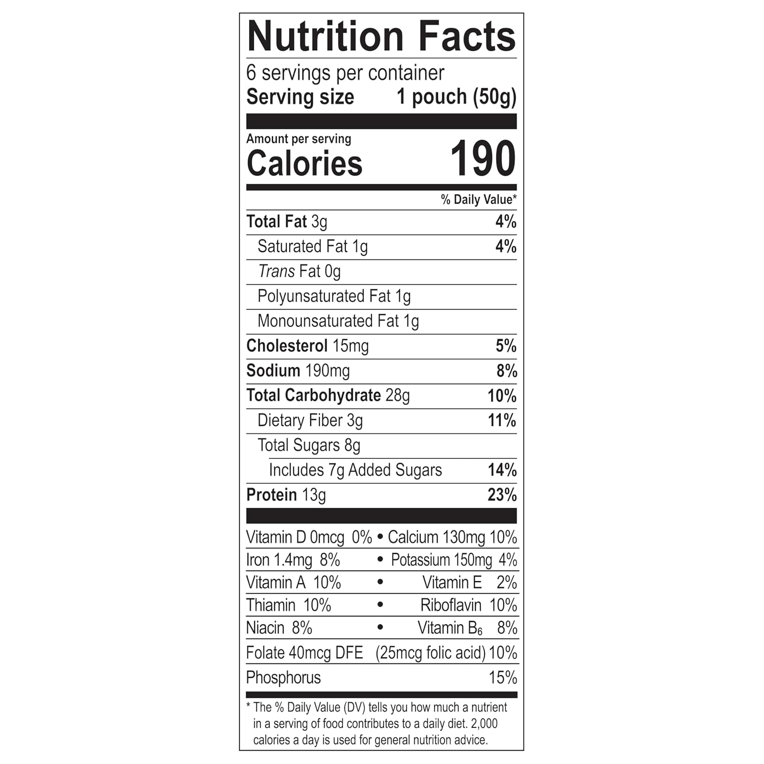 Detalle de Premier Protein 49120 Berries & Creme Protein Oatmeal, 13g Protein, 6-Pack