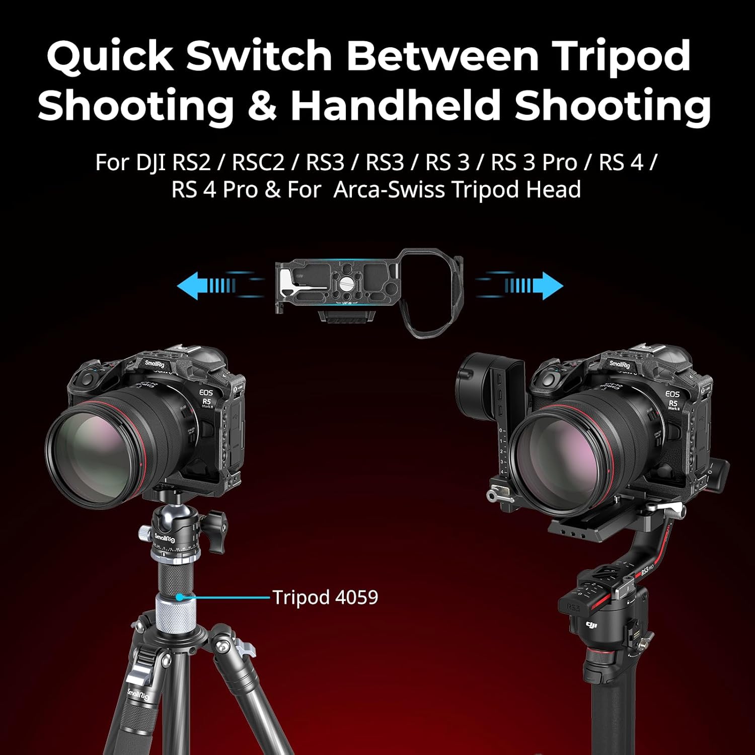 Thumbnail 5 de SmallRig Black Mamba Kamerakäfig 4975B Canon R5